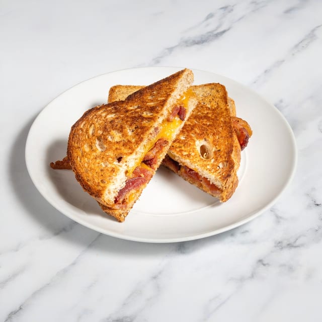Grilled Cheese with Bacon.