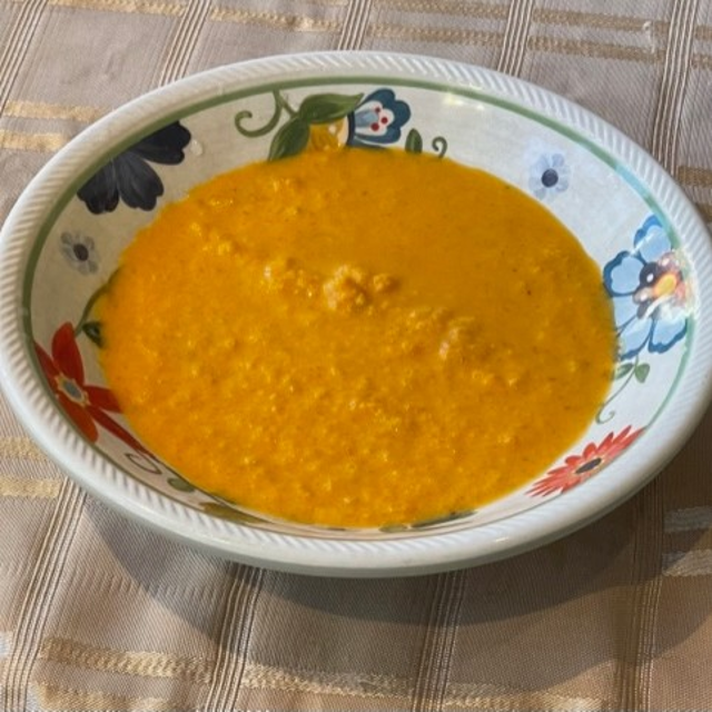 Cream of Tomato-Vegetarian.