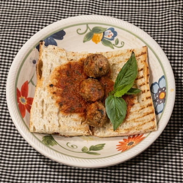 Mini Meatball Hero.