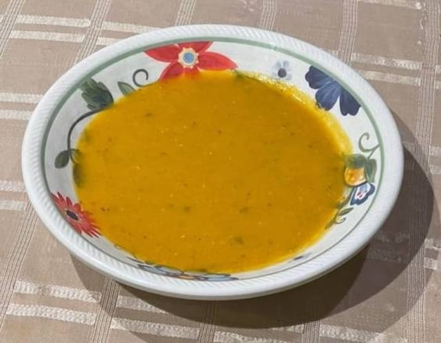 Mulligatawny (Indian Red Lentil) -Vegetarian.